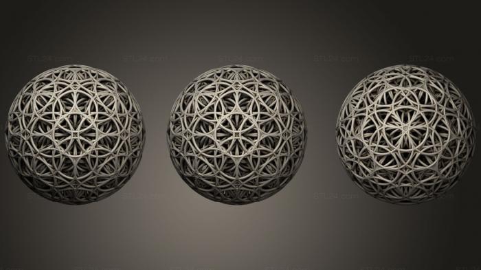 Geometric shapes (Peacock Stable, SHPGM_0728) 3D models for cnc